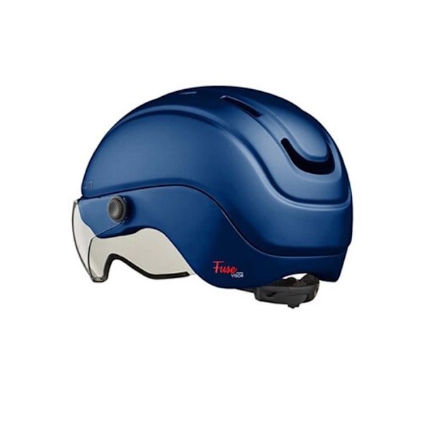 Cairn FUSE cykelhjälm Visir Matt Metallic Navy storlek M Matt metallisk marinblå