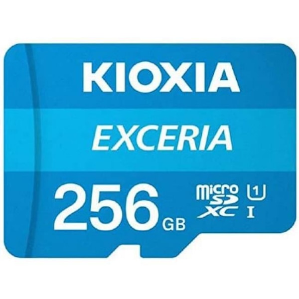 KIOXIA 256GB EXCERIA MicroSD Micro SD SDXC minneskort - KIOXIA - Lagringskapacitet: 256 - Format: Micro SD