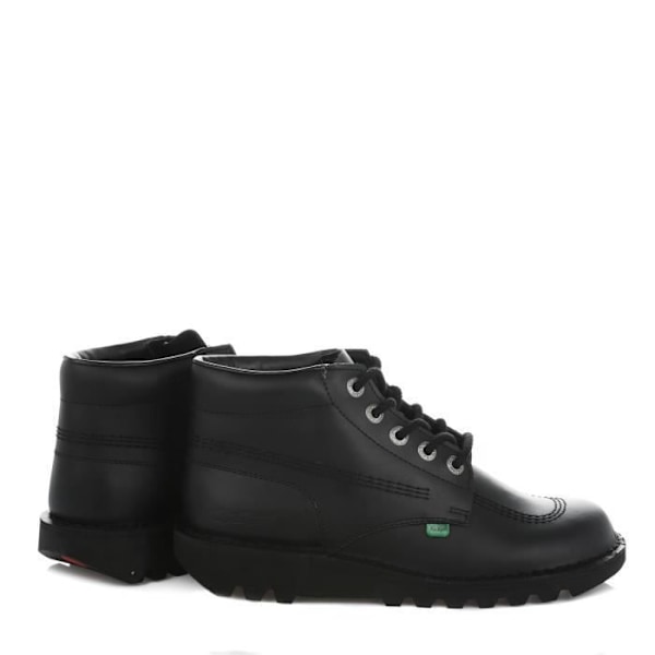 Kängor - Kickers - Kick Hi Core - Svart Läder - Snörning - Hög Skaft Svart 41