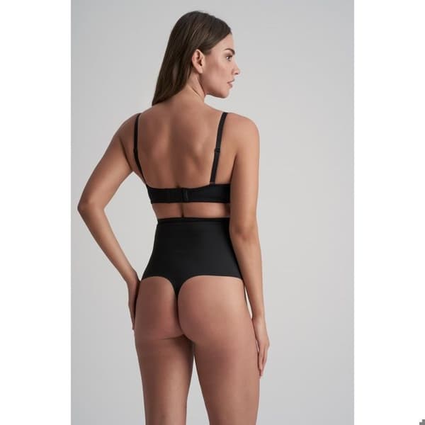 String hög midja dam Bye Bra - svart svart jag