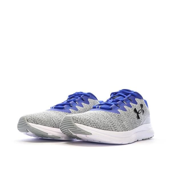 Grå/blå löparskor för män Under Armour Charged Impulse Grå 45 1/2