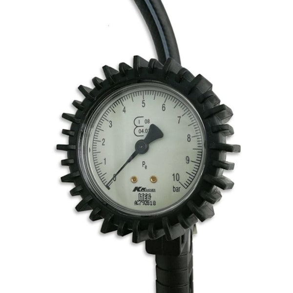 Inflationsmanometer - Ospecificerad - Inflationspistol - Tryck från 0 till 10 bar - Universell - Pneumatisk
