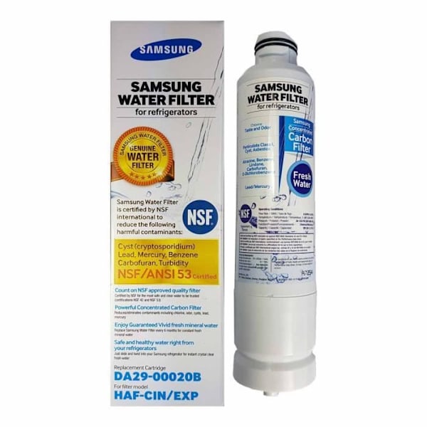DA29-00020B Samsung äkta internt vattenfilter för amerikanska kylskåp