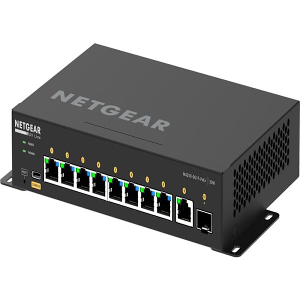 Switch - Netgear - GSM4210PD-100EUS - 8 portar - Gigabit Ethernet - PoE