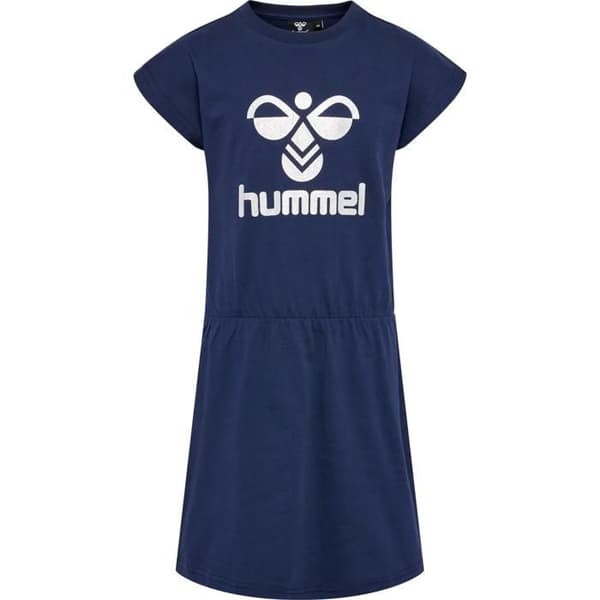 Hummel Flowy Klänning Flicka - blå blå 8 år