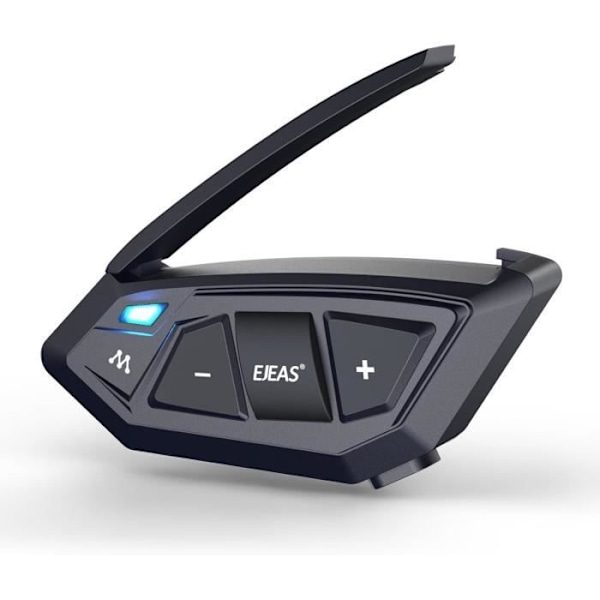 Intercom Moto - EJEAS - MS20 - Återuppladdningsbar - Mikrofon inkluderad - Bluetooth Svart
