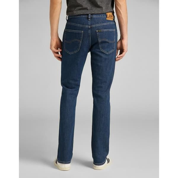 Lee Brooklyn Straight Jeans - denimblå blå jeans 33