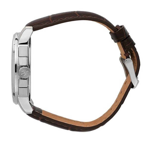 Klocka - Maserati - R8871621019 - Chronograf - Läder - Vattentålig 5 ATM Blå, brun