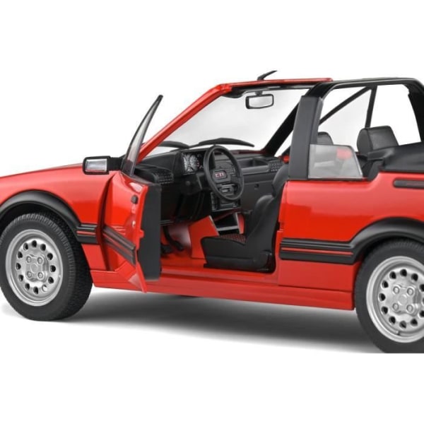 Miniatyrbil Peugeot 205 CTI Red Vallelunga 1986 - 1:18
