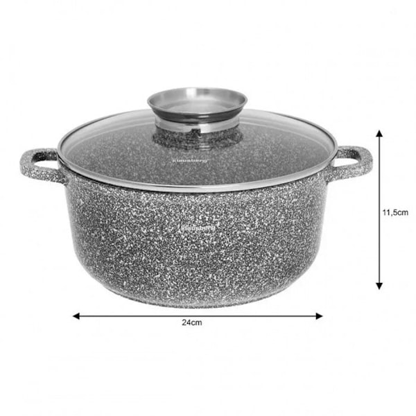 Gratängform - KLAUSBERG - KB-7522 - 4,5L - 24cm - Aromaknappssystem