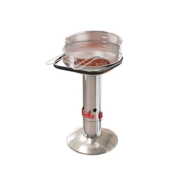 Kolgrill - BARBECOOK - LOEWY 50 SST - Quickstart® - 10 personer - Rostfritt stål Grå
