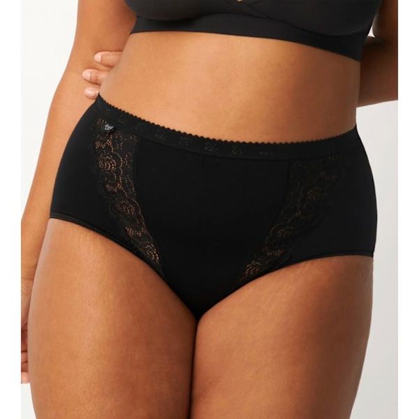 Culotte dam - Sloggi - Chic Maxi - 4-pack - Mjukhet - Elastisk spets - Optimal komfort svart 56