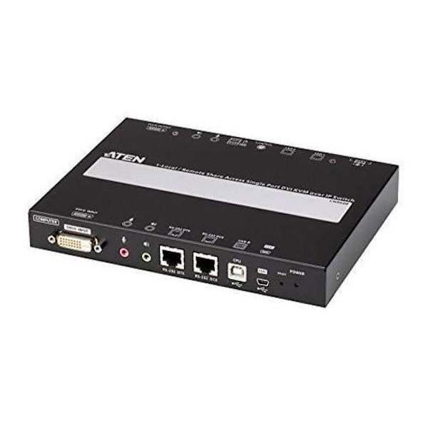KVM över IP - ATEN - CN9600 - DVI - Svart - DVI-gränssnitt
