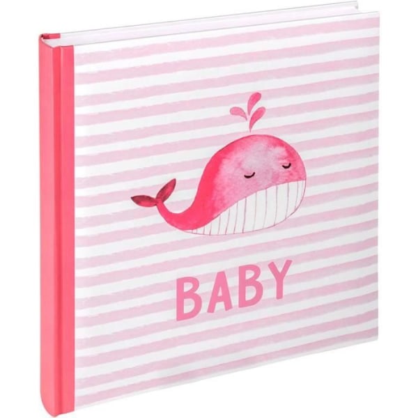 walther design - Rosa fotoalbum 28 x 30,5 cm Babyalbum, Baby Sam UK-183-R