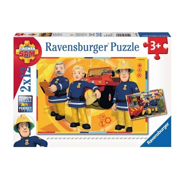 Brandman Sam Pussel - Ravensburger - 2x12 bitar - Blandat - Från 3 år Flerfärgad