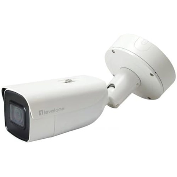 Nätverkskamera - LEVELONE - FCS-5212 - 6 MP - H.265 - IR 18 W PoE Vit