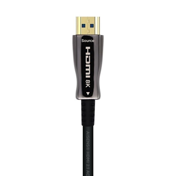 Aisens - A153-0523 - Ultra High Speed HDMI V2.1 AOC/HEC-kabel 8K60Hz 4K120Hz 4:4:4 48Gbps, A/M-A/M, Svart, 70 m