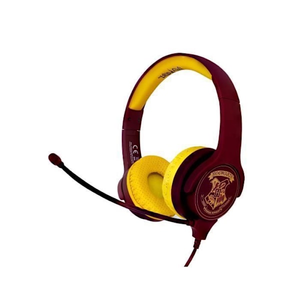 Hörlurar - Harry Potter - Hogwarts-sköld - Brun - 1,5 m - Avtagbar mikrofon Färg