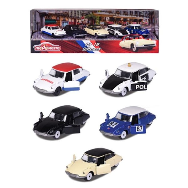 Majorette Cars Vintage Citroën DS 19 Presentpack 5 st