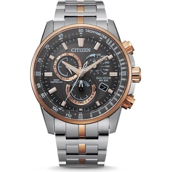 Citizen Eco-Drive Chronograph Herrklocka Armband i rostfritt stål Flerfärgad CB5886-58H Flerfärgad