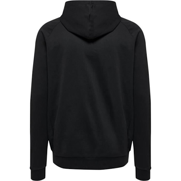 Hummel Move Grid hoodie med dragkedja i bomull - svart - S Svart S