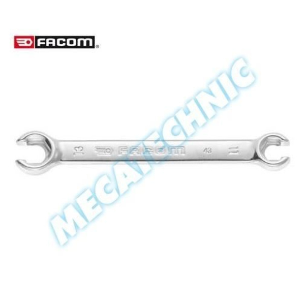 Rak rörnyckel med metrisk canvas D 10 x 11 mm - FACOM - förstärkt för kraftfull åtdragning