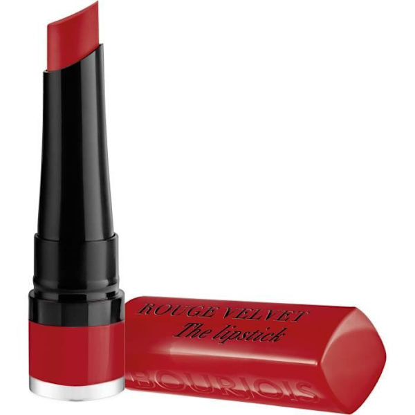 BOURJOIS Velvet The Lipstick läppstift - 08 Rubi'S Cute Röd