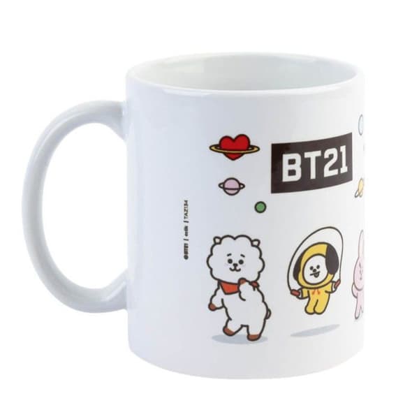 Mugg - BT21 - Mazagran - Keramik - 350 ml - Diskaresistent