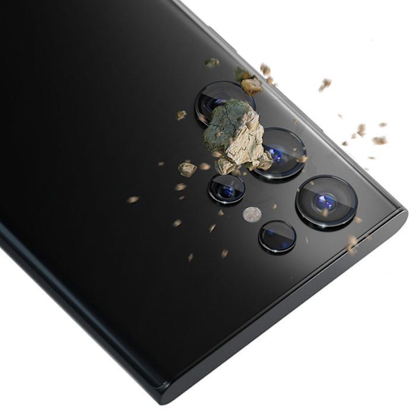 Skyddsglas - 3mk - Linskyddspro - Samsung Galaxy S24 Ultra - Svart - Hårdhet 9H