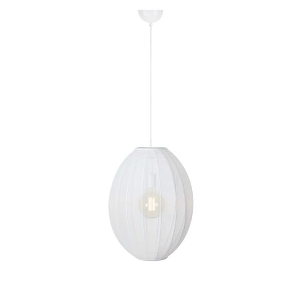 Hänglampa E27 - MARKSLÖJD - Florence - Vit - 40 cm - 40W max