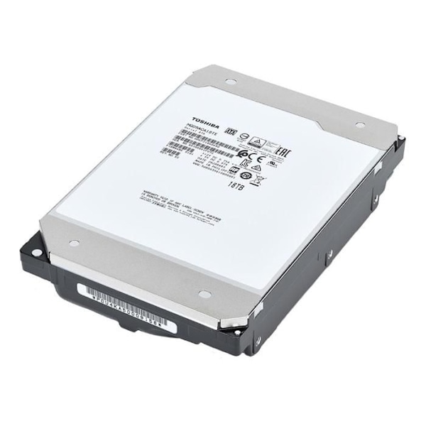 Toshiba MG09 Series MG09ACA18TE - Hårddisk - 18 TB - intern - 3,5" - SATA 6Gb/s - 7200 rpm - buffertminne: 512 MB