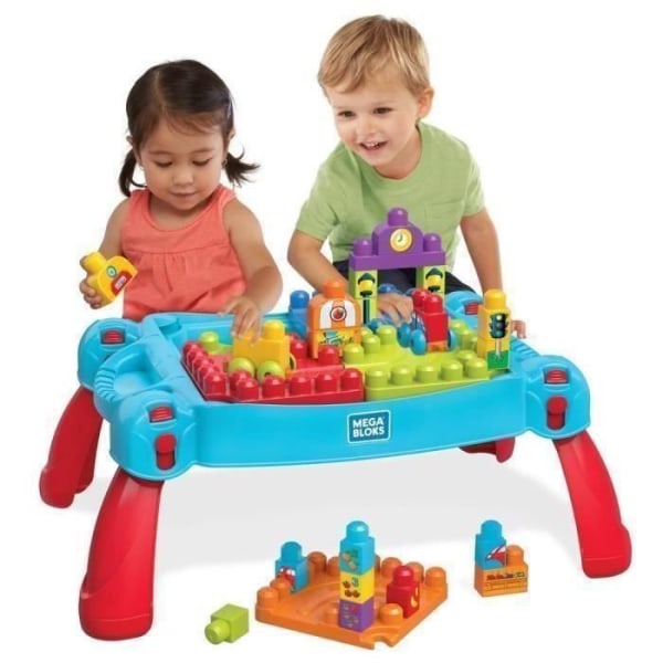 MEGA BLOKS inlärningsbord - The Learning Table - 30 block - Blandat