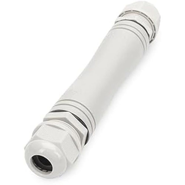 DIGITUS PoE Extender - 10/100 Mbps - 100 m räckvidd - IP67 skyddsklass - Power Over Ethernet-standarder Vit
