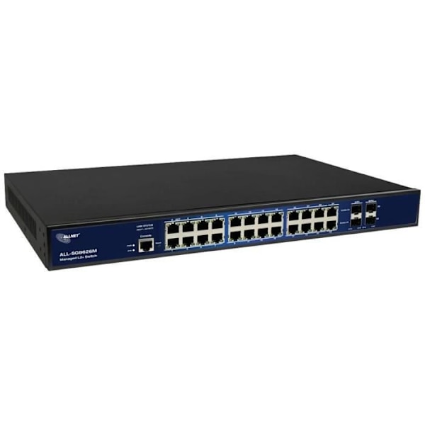 Managed nätverksswitch - ALLNET - A210804 ALL-SG8626M - 26 portar - Gigabit Ethernet