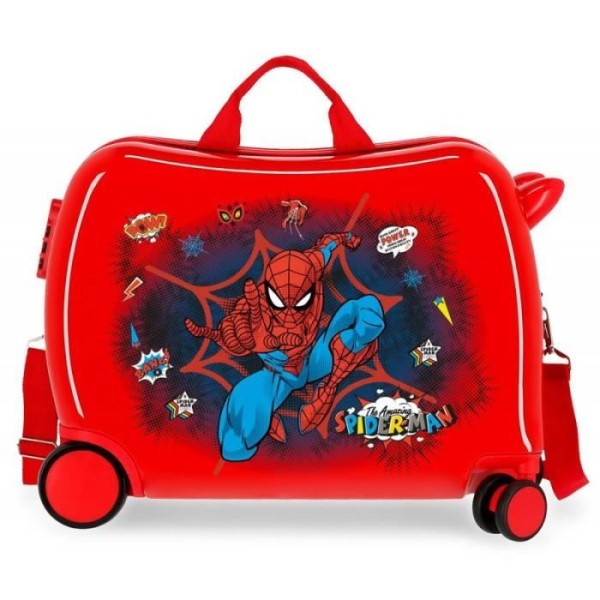 SPIDERMAN "Pop" barnrullator resväska röd