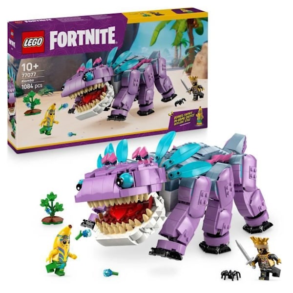 LEGO Fortnite 77077 Klombo - Byggset för Killar från 10 år - Dinosauriefigur Flerfärgad
