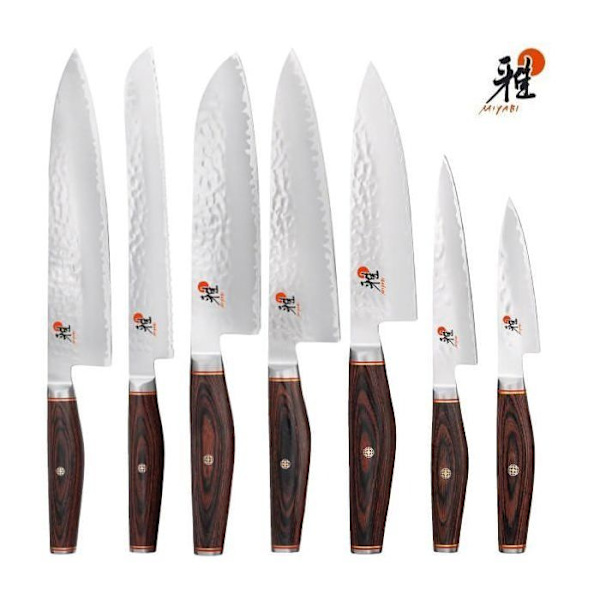 Miyabi 6000MCT japansk kockkniv matt blad...