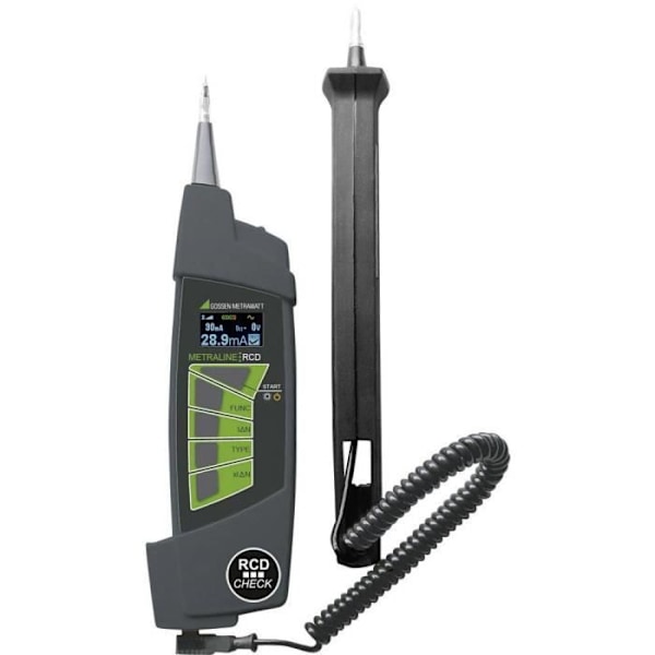 Skyddsåtgärder testare Gossen Metrawatt Metraline RCD CHECK