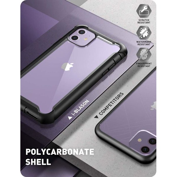 I-blason - FBA-iPhone11-6.1-Ares-SP-Black - Ares Series Skyddsfodral för Apple iPhone 11 6,1'' (2019) Svart