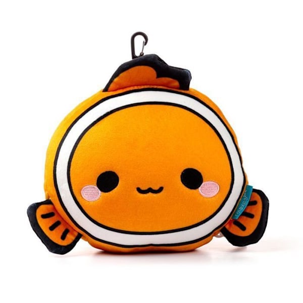 Resekudde 2 i 1 - Puckator - Adoramals - Clownfisk - Orange - Unisex orange