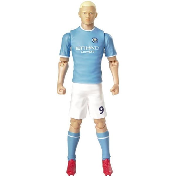 Rörlig figur - Erling Haaland - Nummer 9 - Manchester City - MEGABLEU - 20 cm
