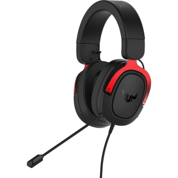 ASUS TUF H3 RED Wired Gaming Headset - Lätt och robust