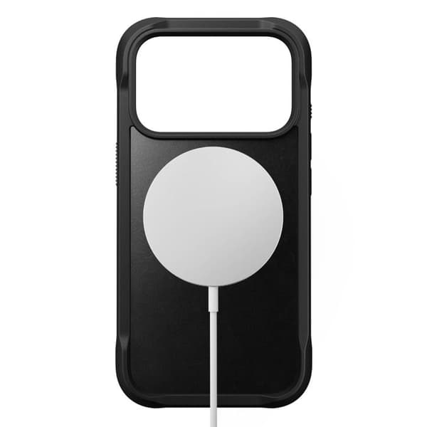 Coque - NOMAD - iPhone 17 Pro - Horween-läder - Robust skydd - Elegant och tidlös Svart