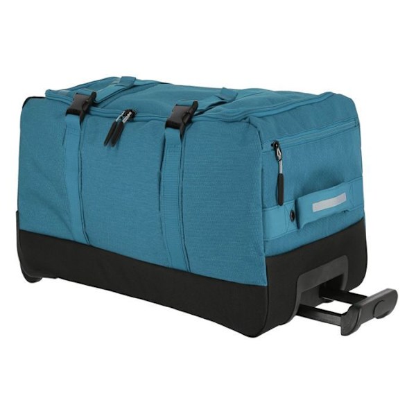 Åkpåse - travelite - Kick Off Wheeled Travelbag L - 65L - 2 hjul - Polyester 100% petroleum, svart