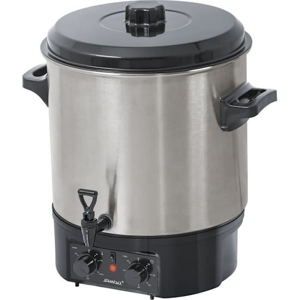 STEBA 051200 ER2 27L sterilisator - Temperaturjustering 30/100°C - Rostfritt stål Rostfritt stål