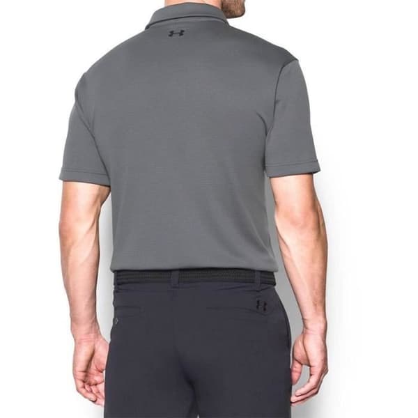 Polo teknik - UNDER ARMOUR - Grå - Polo krage - Korta ärmar - 100% Polyester Grå jag