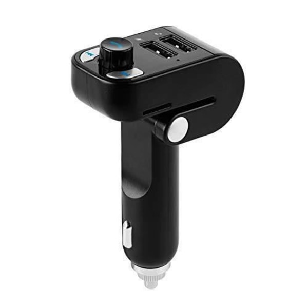 Peiying URZ0466 FM-sändare med Bluetooth 2 x USB 2 x USB Cigarette lighter Cigarette lighter med integrerad mikrofon AUX AVRCP, HFP, A2DP