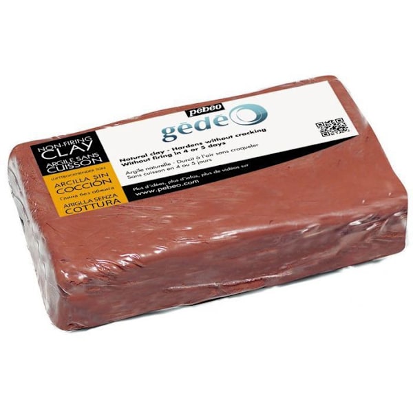 Lera utan tillagning - PEBEO - Röd - 1,5 kg - Formbar - Härdar utan tillagning Röd