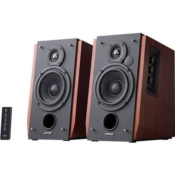 EDIFIER R1700BT Studio Bluetooth-högtalare med infraröd kontroll - Brun kastanj