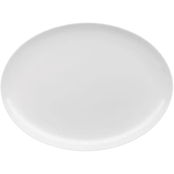 Presentationsfat - ROSENTHAL - Jade - 30 cm - Oval - Vit Vit